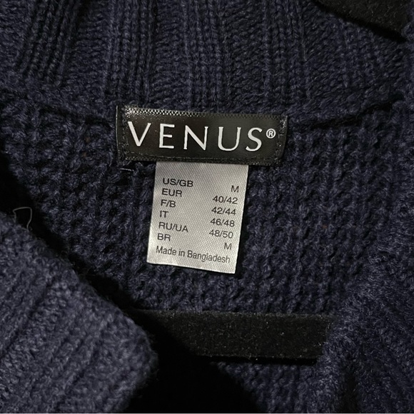 Tab button detail duster - navy blue - Picture 7 of 8